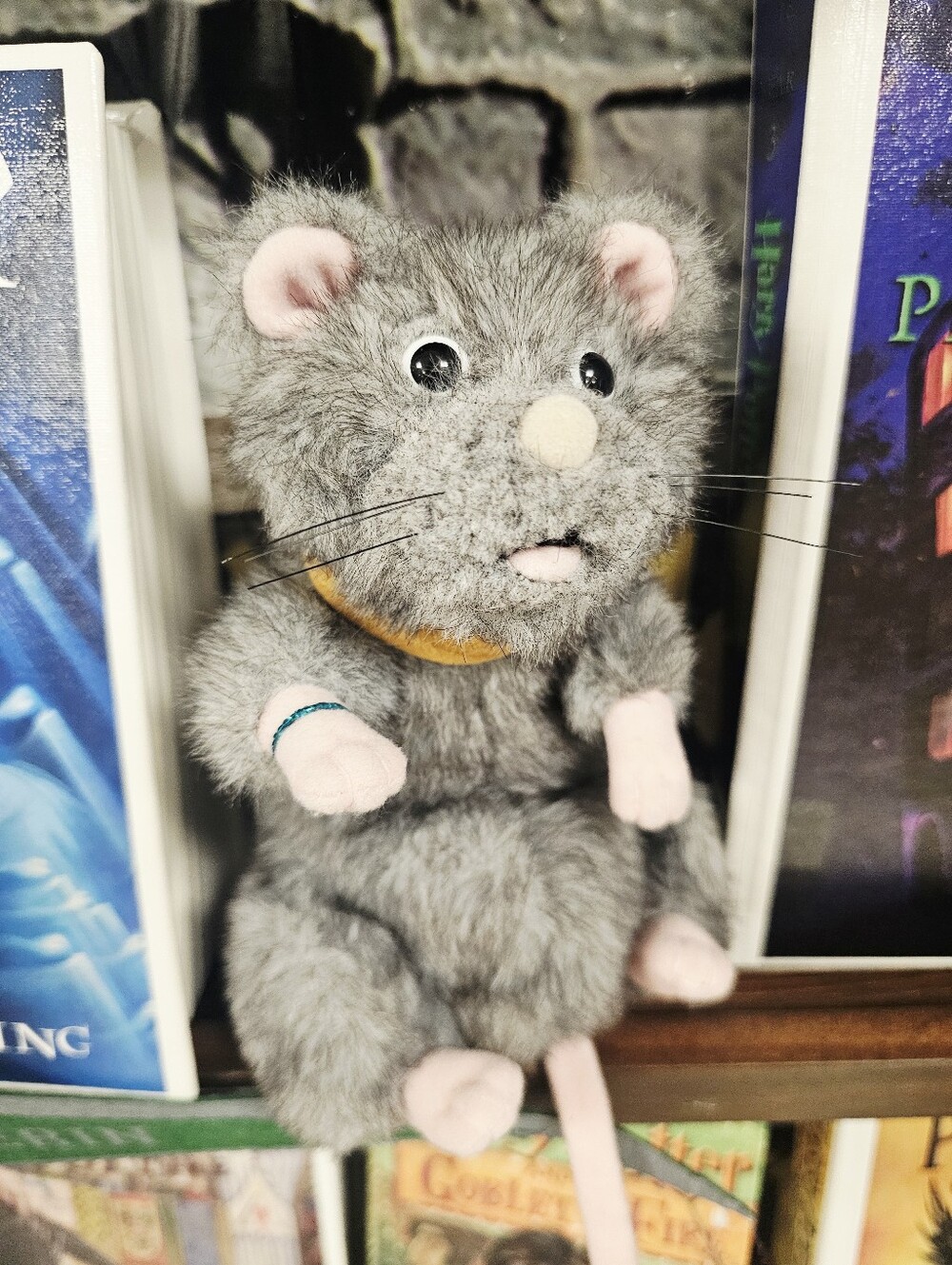 Gund Scabbers Ron Weasley's pet rat Plush Toy Harry Potter 5"x7"